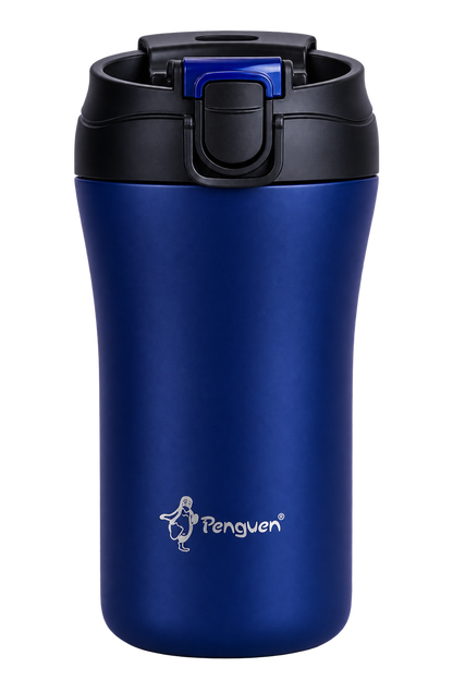 Penguen 400 ml mug termos – lacivert kilitli kapaklı