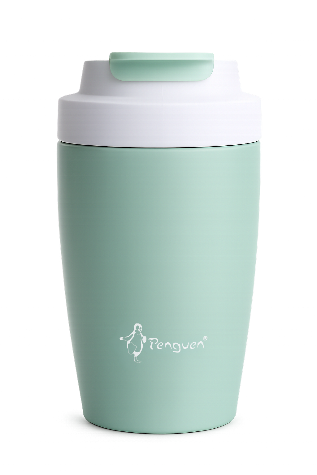 Penguen 400 ml çift içim kapaklı termos mug – mint