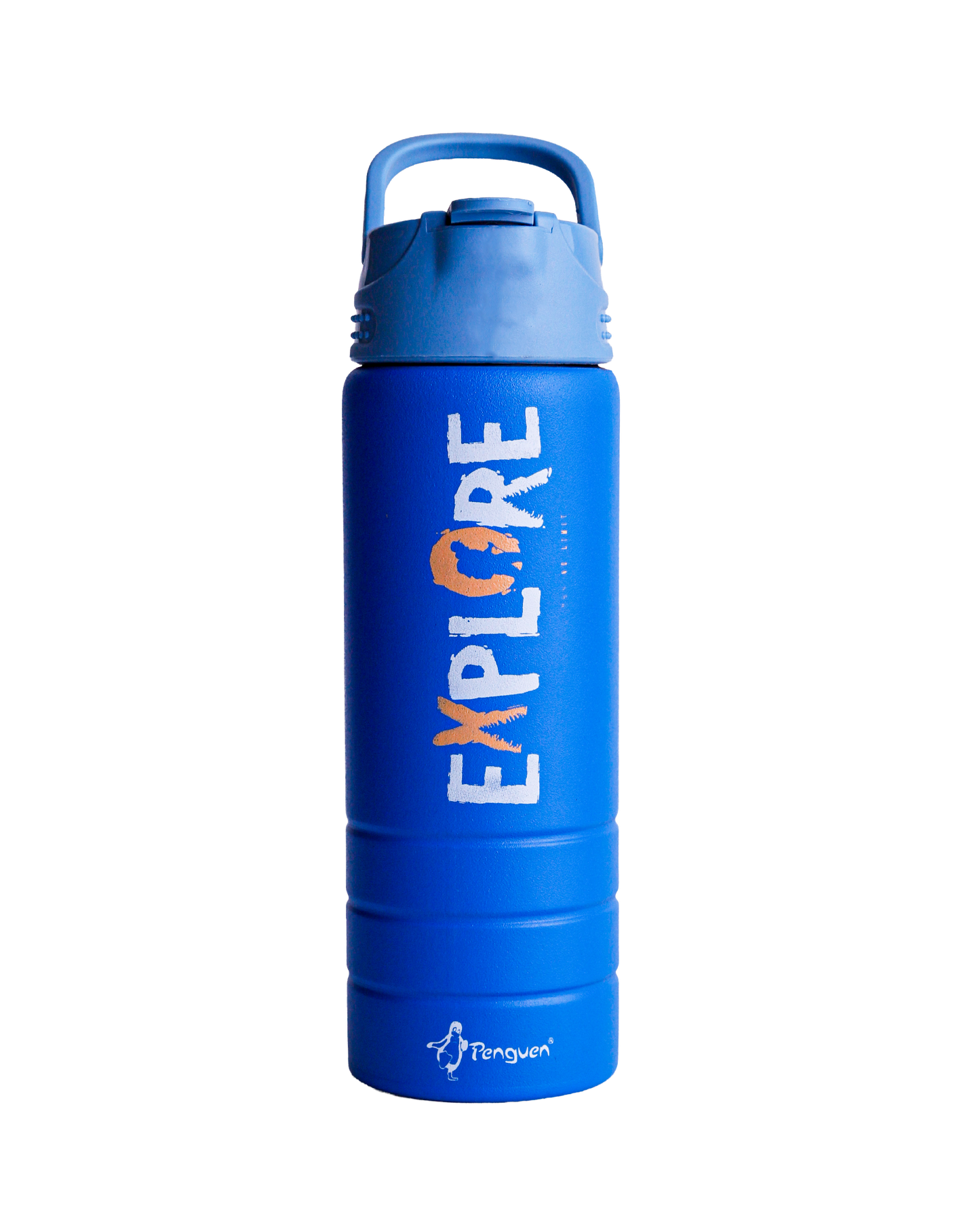 Penguen 750 ml pipetli su matarası – mavi Explore