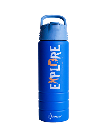 750ML Paslanmaz Çelik Su Matarası | Sızdırmaz Kapaklı | Pipetli | BPA Free | Dayanıklı